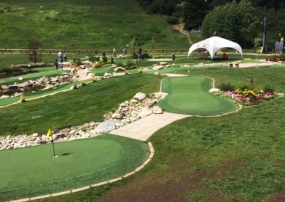 Artificial Turf Miniature Golf Course