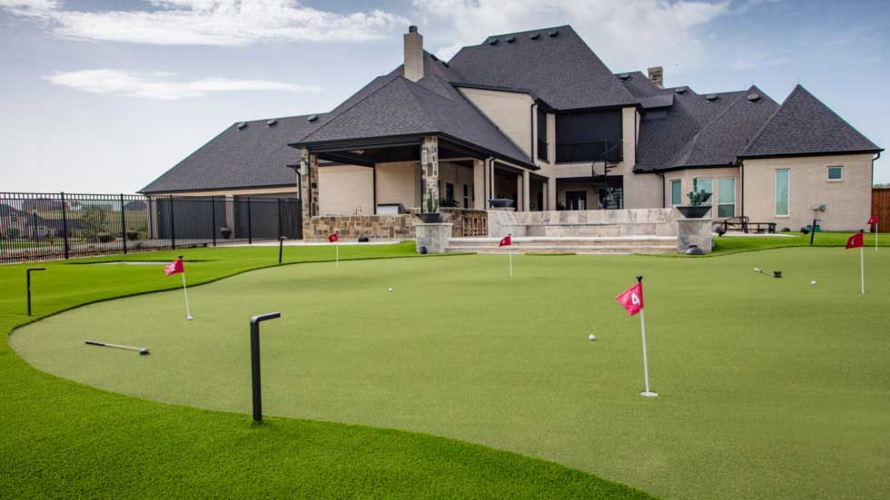 artificial lawn turf -golf