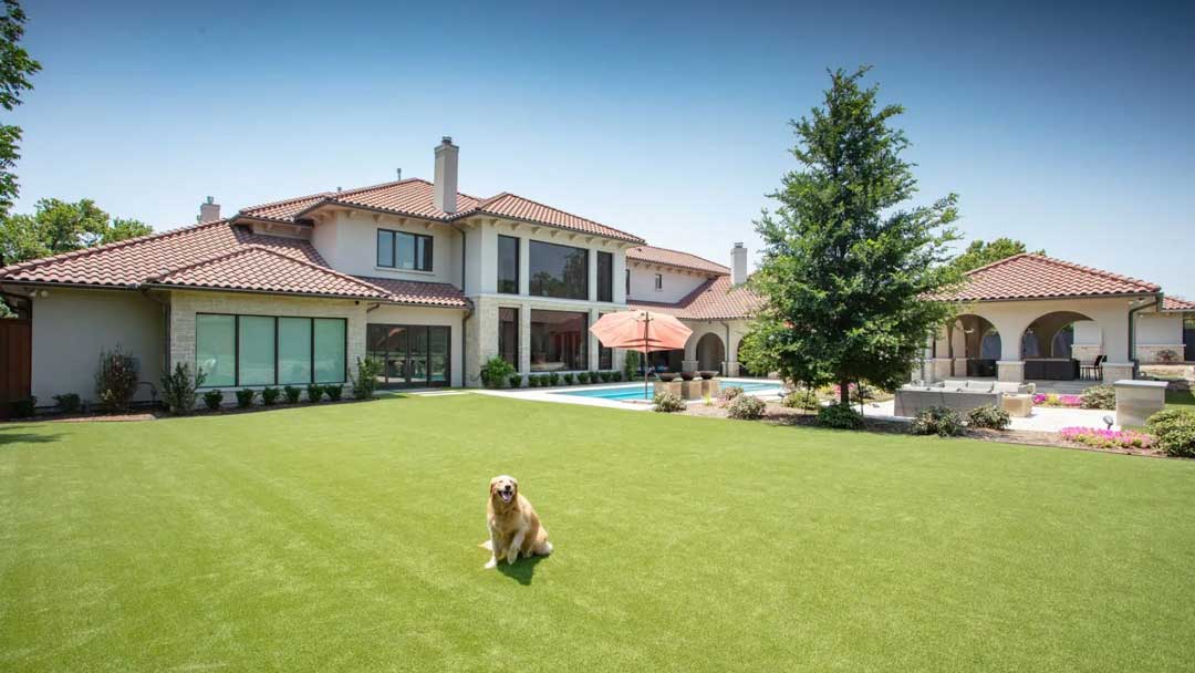 synthetic grass landscaping