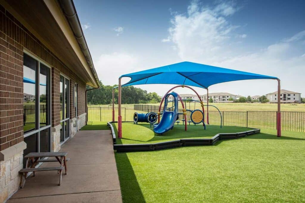 playground turf installation by dfw turf solutions