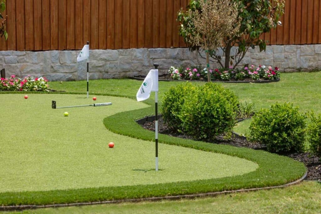 why use artificial grass for putting green