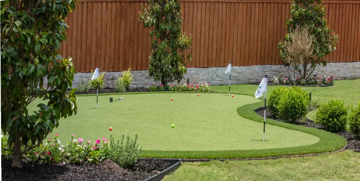 McKinney Putting Green Putting Green in McKinney with 3 holes and flower beds