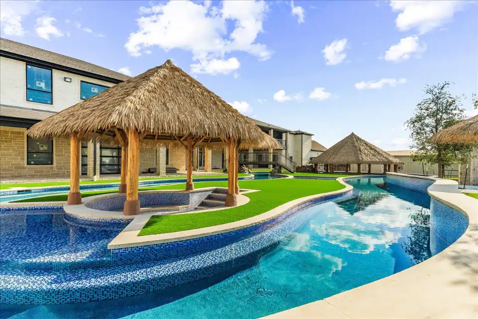Grand Prairie Pet Turf Lawn Grand Prairie Pet Turf Lawn with a lazy river and hot tub